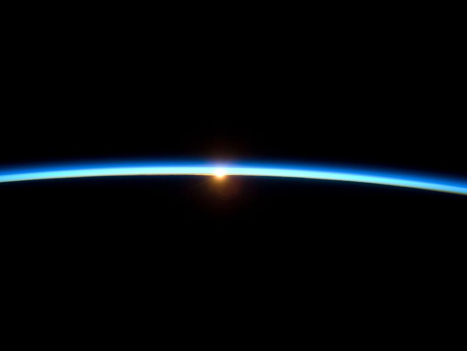 atmosphere from ISS